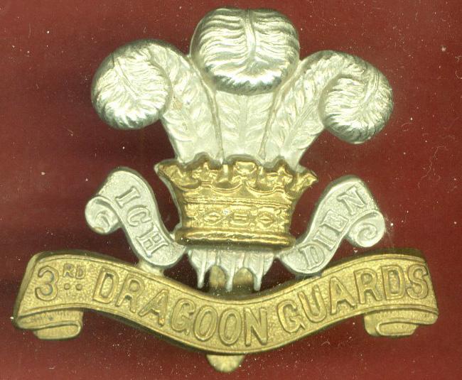 3rd Prince of Wales Dragoon Guards WW1 OR's cap badge