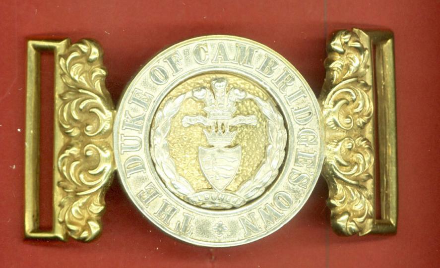 The Middlesex Regiment Victorian Officers waist belt clasp