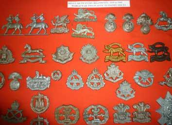Collection of 83 WW2 Infantry plastic economy badges
