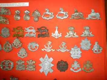 Collection of 83 WW2 Infantry plastic economy badges