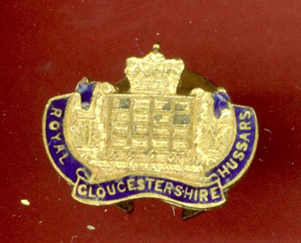 Royal Gloucestershire Hussars Imperial Yeomanry lapel badge