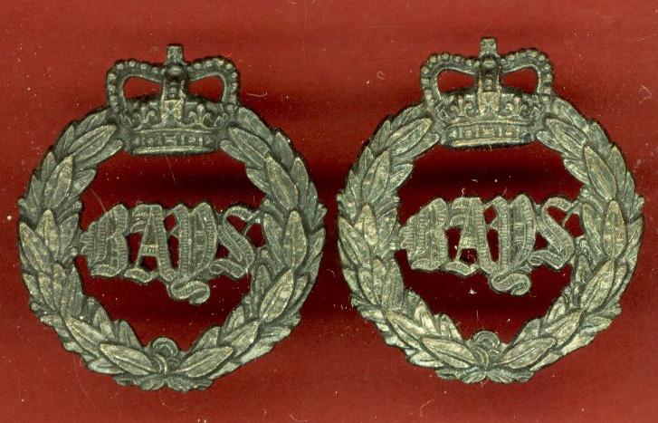 1st Queen's Dragoon Guards Officer's OSD collar badges