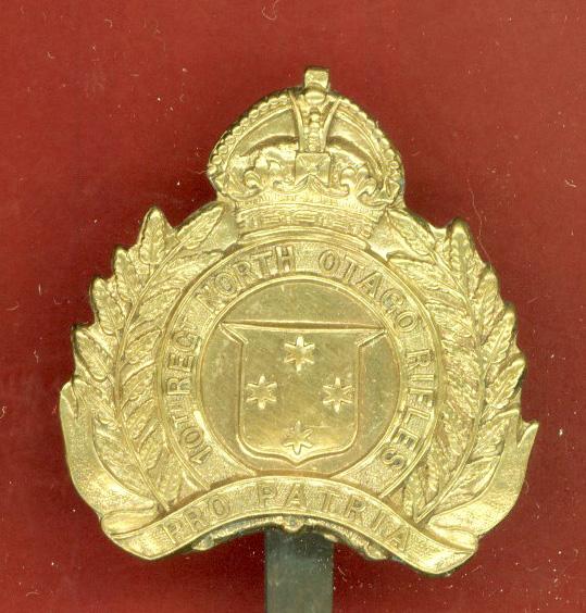 WW1 10th North Otago Rifles Regt New Zealand  OR's cap badge