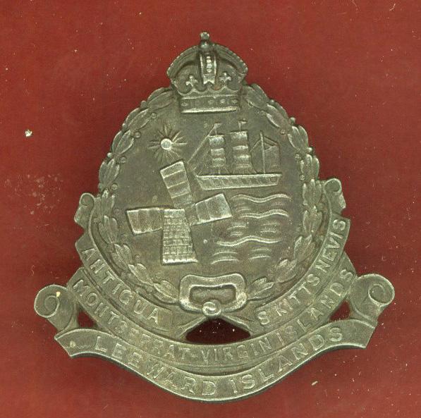 Leeward Islands Battalion cap badge.