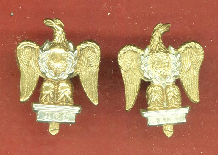 1st Royal Dragoons OR's collar badges.