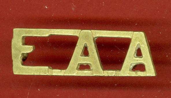 E.A.A. East Africa Artillery WW2 shoulder title