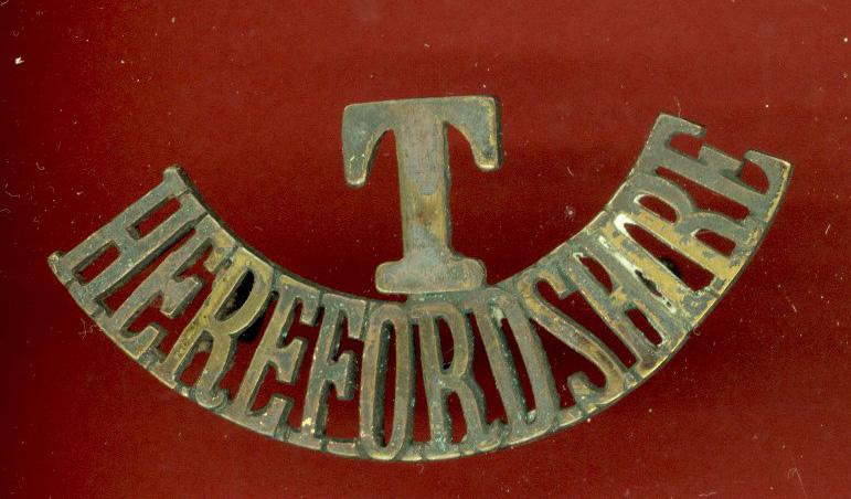 T / HEREFORDSHIRE shoulder title