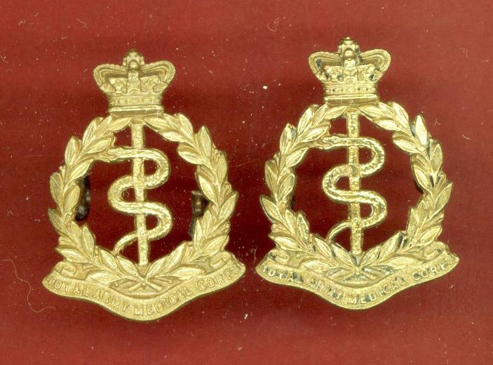 Royal Army Medical Corps Victorian OR's collar badges