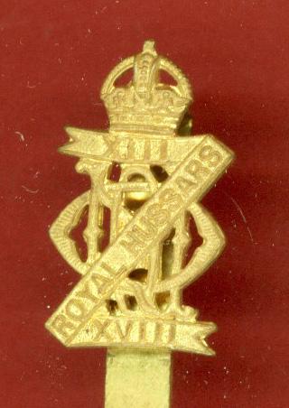 13th/18th Royal Hussars OR's cap badge