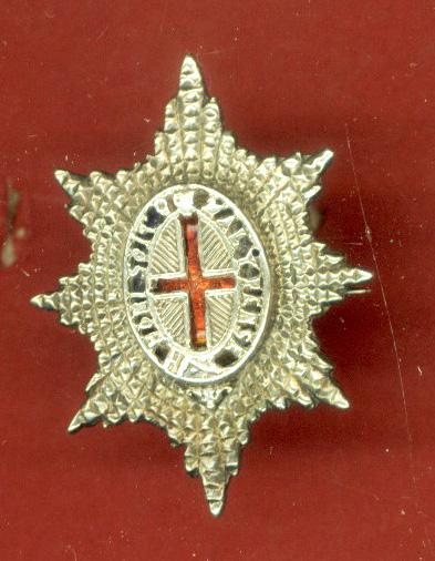 Coldstream Guards Officers field service cap badge