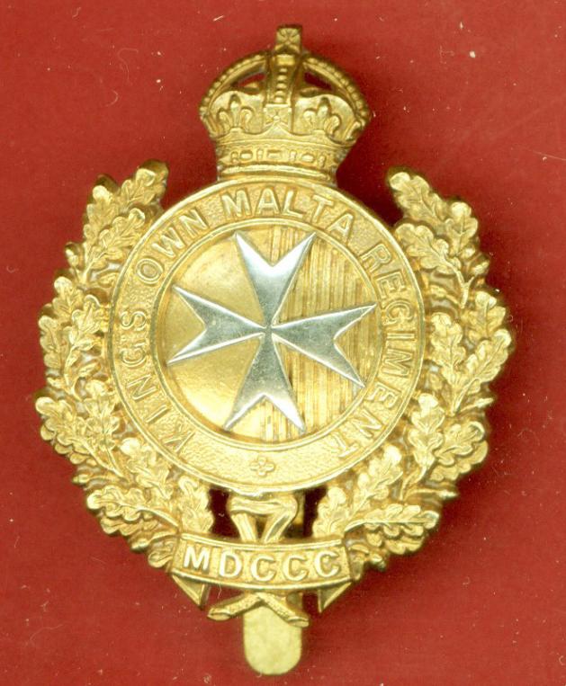 King's Own Malta Regiment cap badge