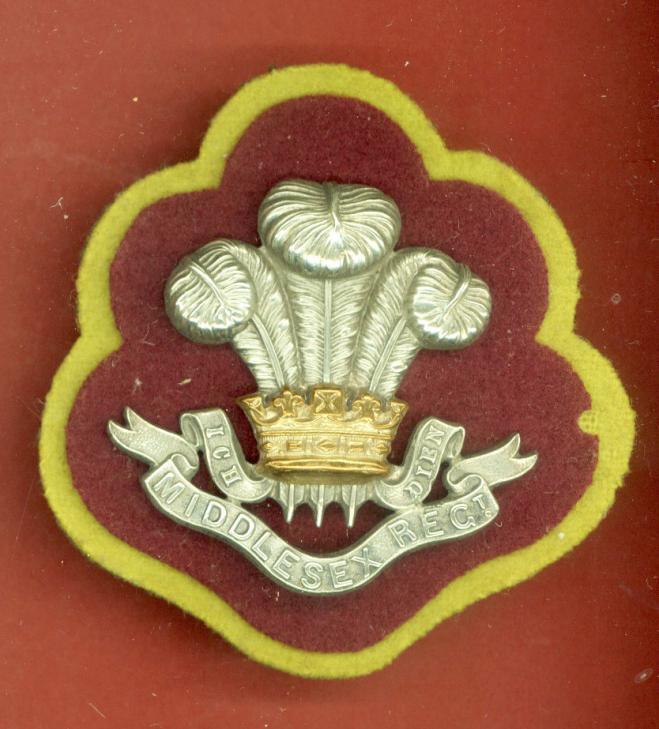 2nd Bn. The Middlesex Regiment Victorian musician's badge