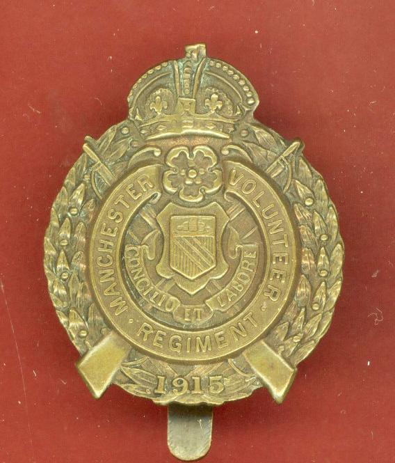 Manchester Volunteer Regiment WW1 VTC cap badge