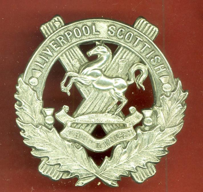 10th (Scottish) Bn. King's Liverpool Regt. WW1 glengarry badge