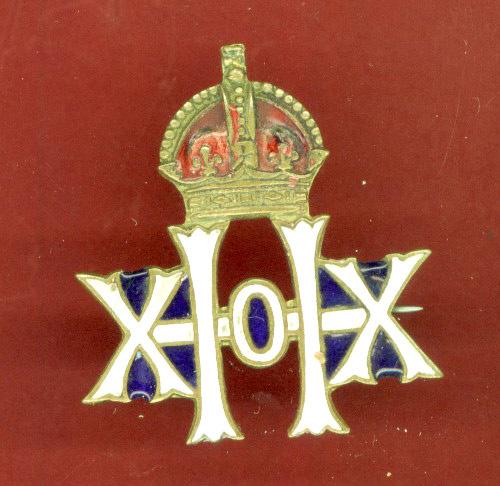 20th Hussars WW1 sweetheart brooch