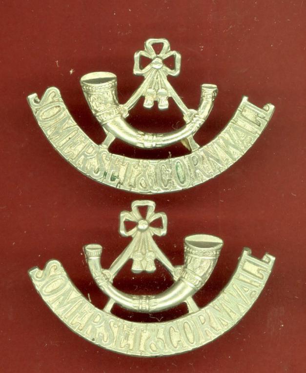 Bugle / SOMERSET & CORNWALL shoulder titles