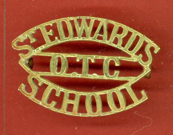 ST. EDWARD'S / OTC / SCHOOL shoulder title