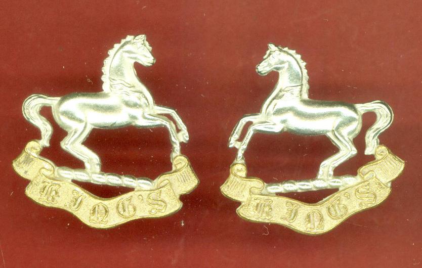 The King's Liverpool Regiment OR's collar badges