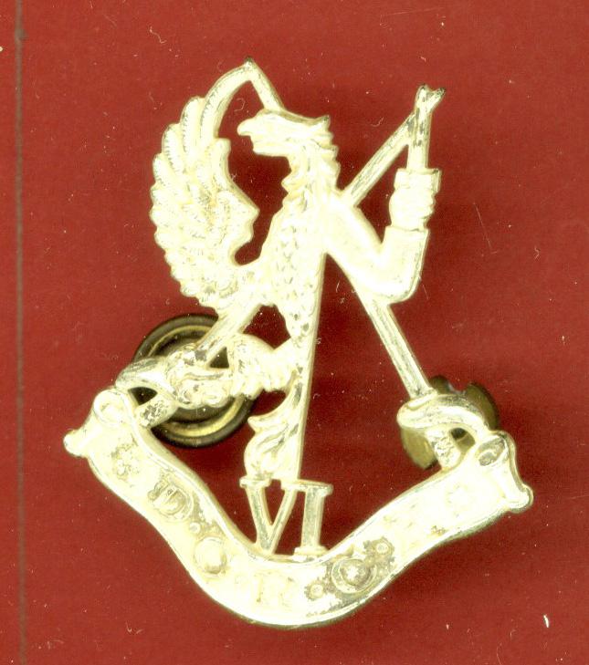 6th Duke of Connaught’s Royal Canadian Hussars  Officer’s cap badge.