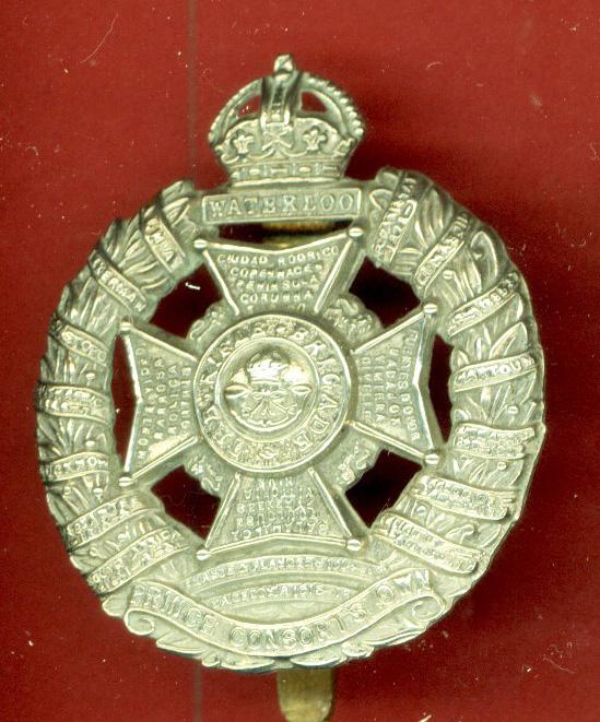 The Rifle Brigade Prince Consort's Own WW2 NCO's  cap badge