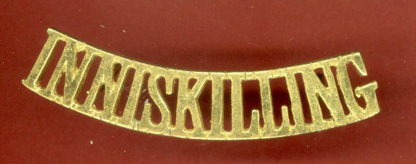 Irish INNISKILLING 6th Inniskilling Dragoons Officer's shoulder title