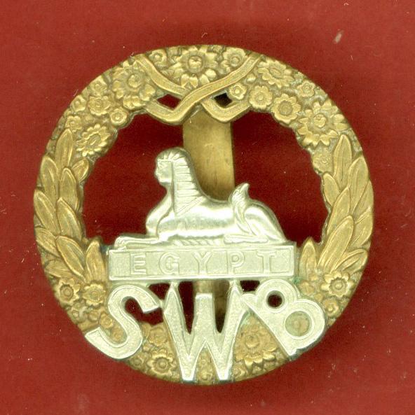 WW1 / WW2 South Wales Borderers Cap Badge.