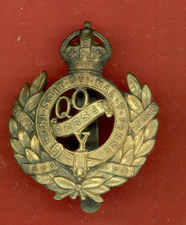 Queen's Own Dorset Yeomanry WW1 cap badge