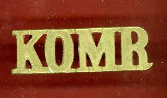 KOMR King's Own Malta Regiment shoulder title