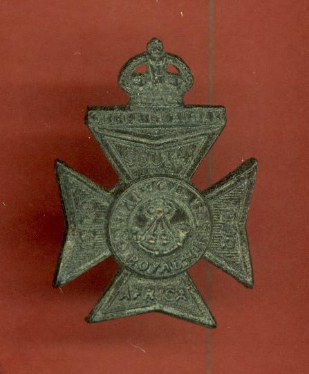 1st Cadet Bn. King's Royal Rifle Corps Cadets Officer's F.S. cap badge