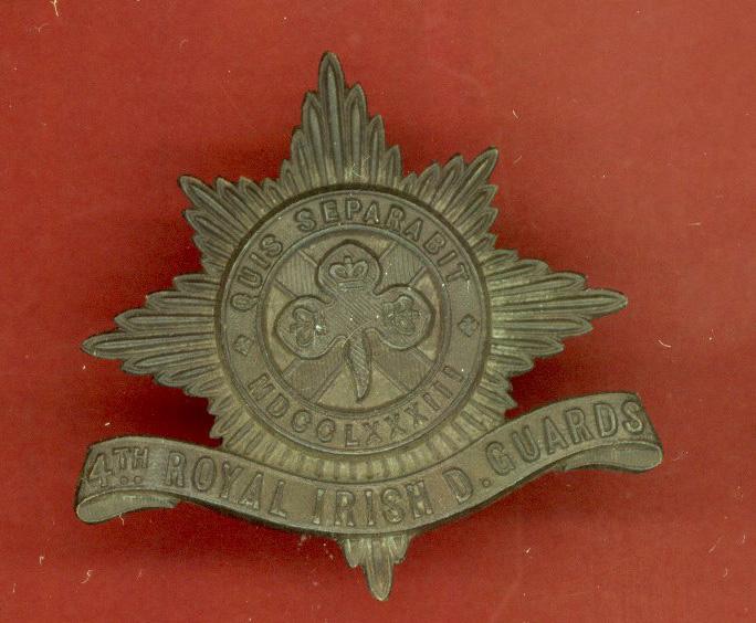 4th Royal Irish Dragoon Guards WW1 Officers OSD cap badge