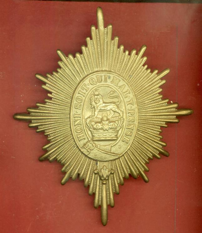 Royal Dragoons Victorian OR’s Foreign Service helmet plate