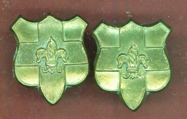 The Loyal North Lancashire Regiment. OR's collar badges