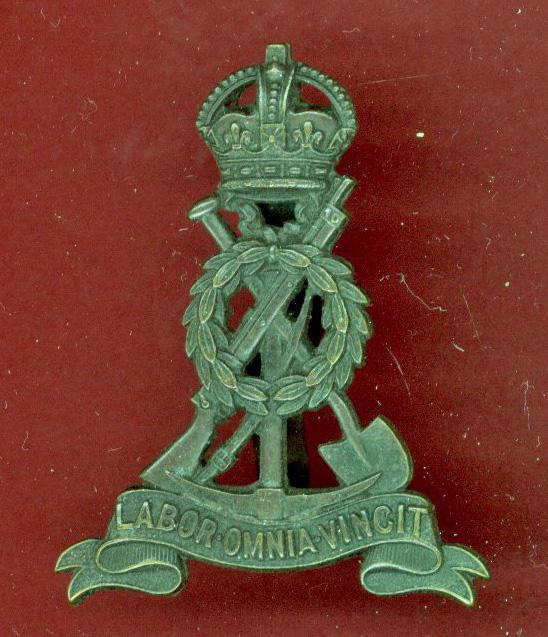 Labour Corps WW1 Officer's OSD cap badge