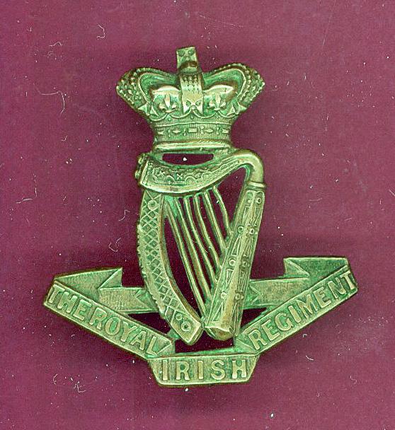 Royal Irish Regiment Victorian OR's cap badge