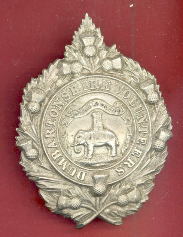 Scottish 1st Dumbartonshire Rifle Volunteers Victorian OR's glengarry badge