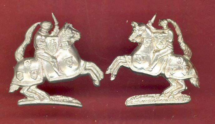 Fife & Forfar Yeomanry OR's collar badges