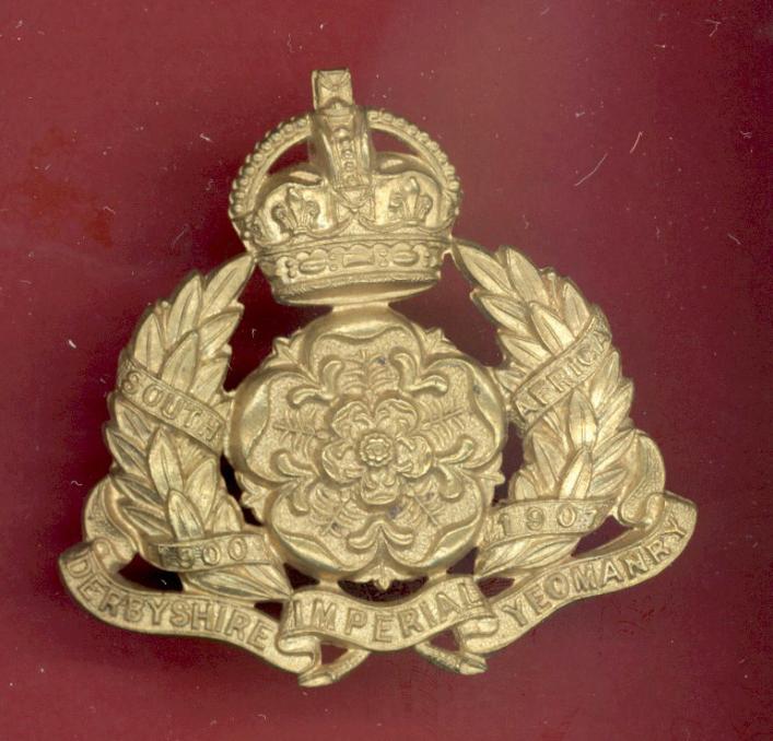 Derbyshire Imperial Yeomanry OR’s bronze cap badge