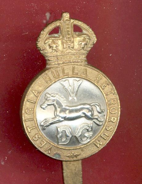 5th (Princess Charlotte of Wales's) Dragoon Guards WW1 OR's cap badge