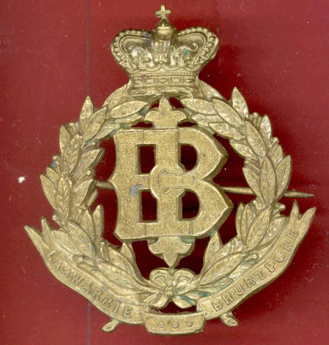 Indian Army. 1st Bombay Native Infantry Victorian pagri badge .