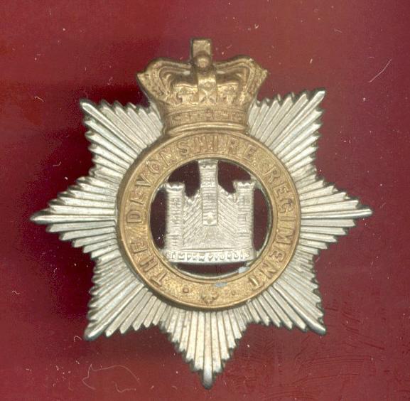 The Devonshire Regiment Victorian OR's cap badge