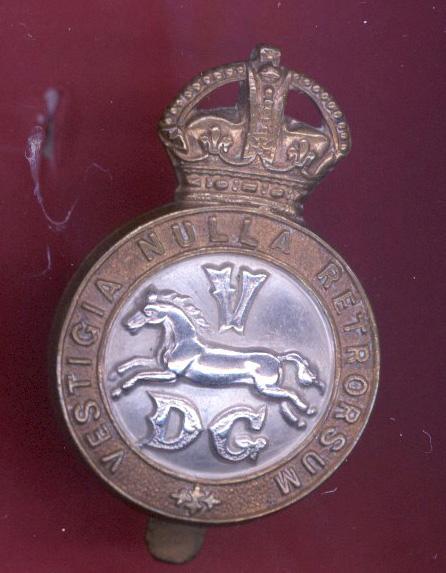 5th (Princess Charlotte of Wales's) Dragoon Guards WW1 OR's cap badge