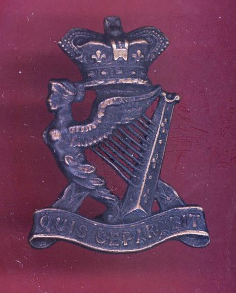 Royal Irish Rifles Victorian field service cap badge