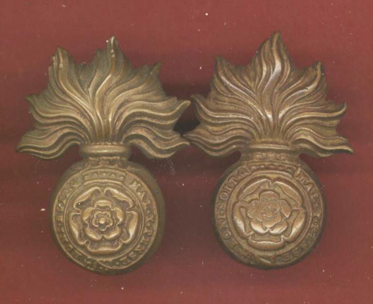 Royal Fusiliers City of London Regt. Victorian OR's collar badges