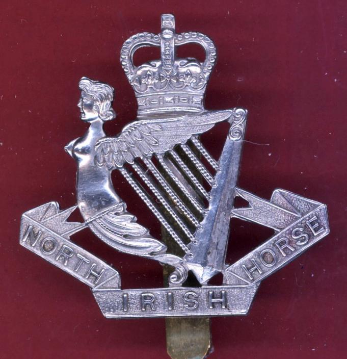 North Irish Horse OR's dress cap badge