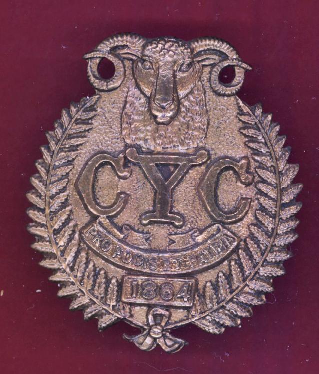 New Zealand 1st.Mounted Rifles Canterbury Yeomanry Cavalry  cap badge