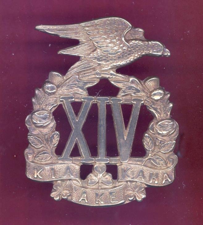 New Zealand 14th South Otago Rifles Regiment WW1 cap badge