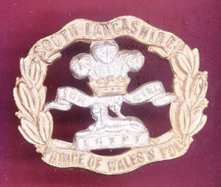 South Lancashire Regt. Prince of Wales Vols Officer's cap badge