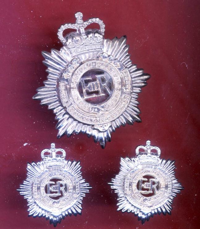 Royal Canadian Army Service Corps EIIR cap & collar badges