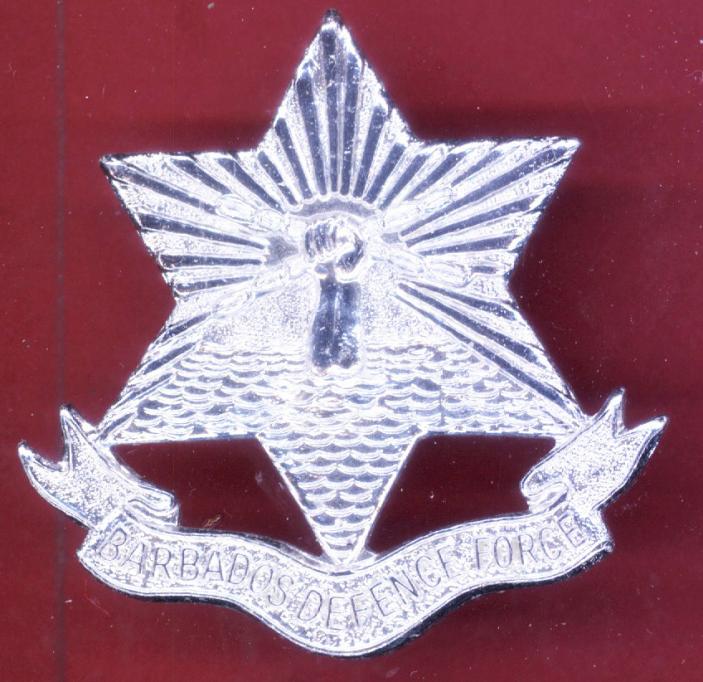 The Barbados Defence Force staybright cap badge