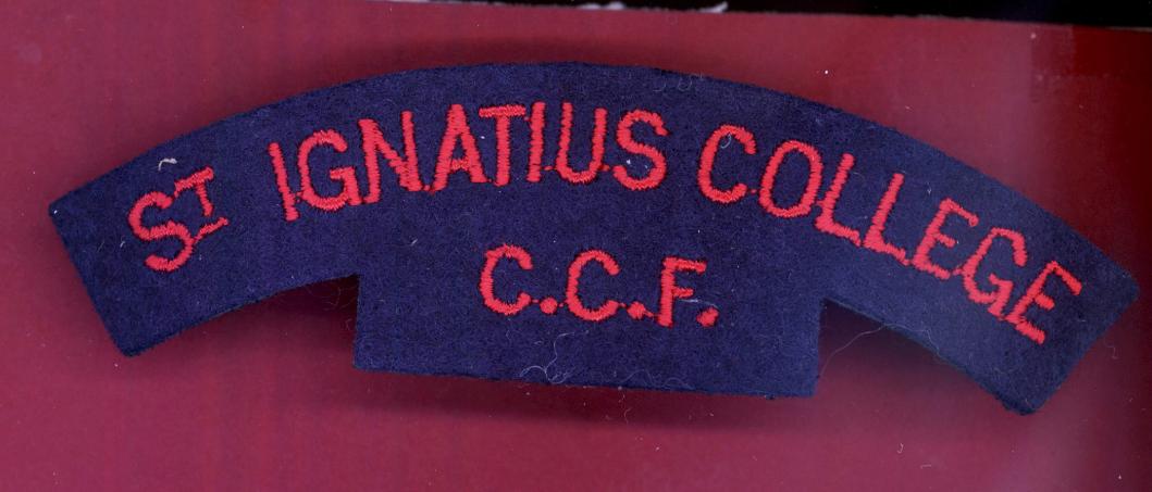 St. IGNATIUS COLLEGE / C.C.F. cloth shoulder title